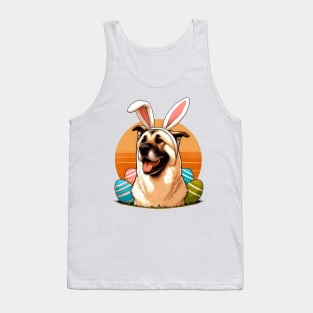 Anatolian Shepherd Dog in Bunny Ears Easter Festivity Tank Top